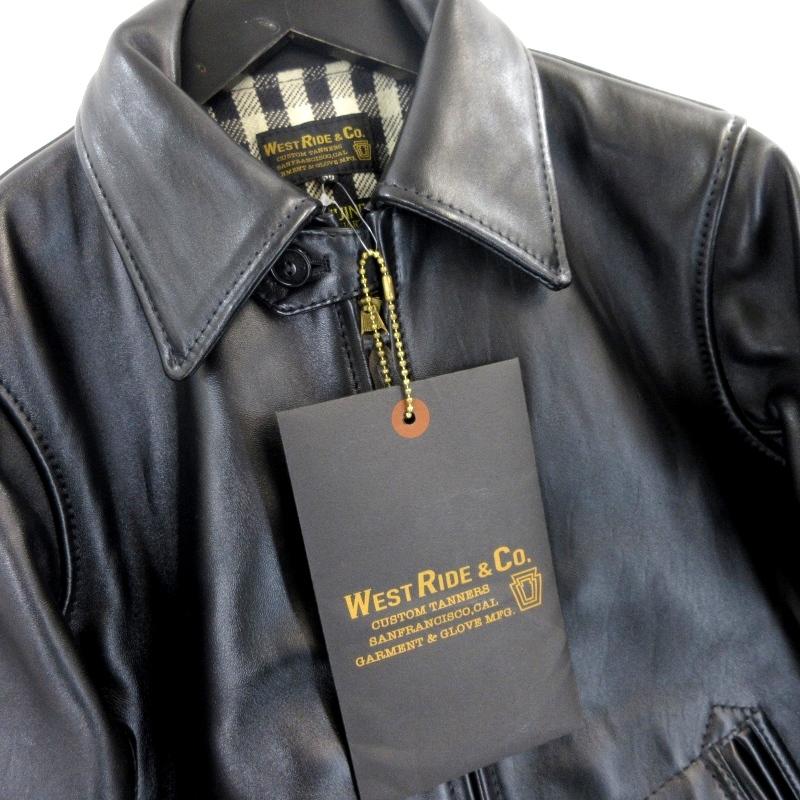 未使用 WEST RIDE ウエストライド レザージャケット REFUGIO 未使用 WEST RIDE ウエストライド レザージャケット REFUGIO