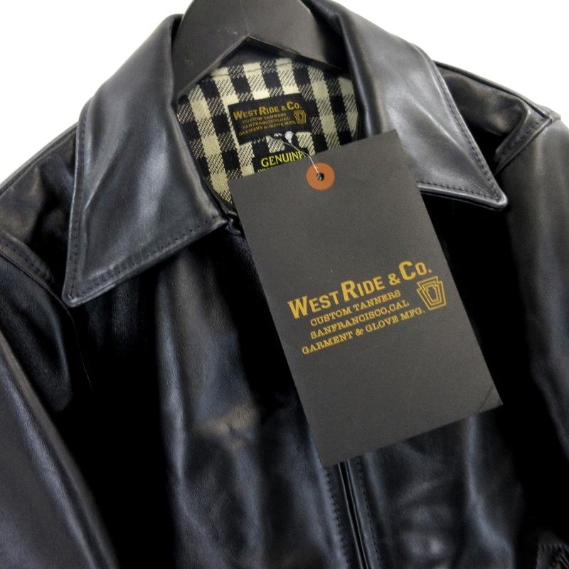 未使用 WEST RIDE ウエストライド レザージャケット REFUGIO 未使用 WEST RIDE ウエストライド レザージャケット REFUGIO