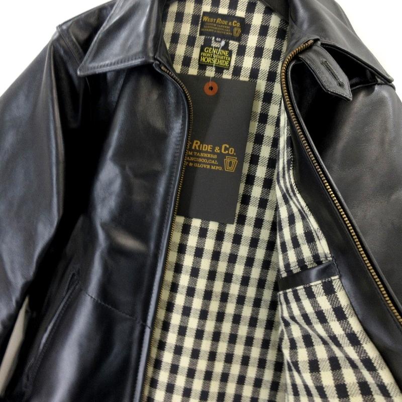 未使用 WEST RIDE ウエストライド レザージャケット REFUGIO 未使用 WEST RIDE ウエストライド レザージャケット REFUGIO