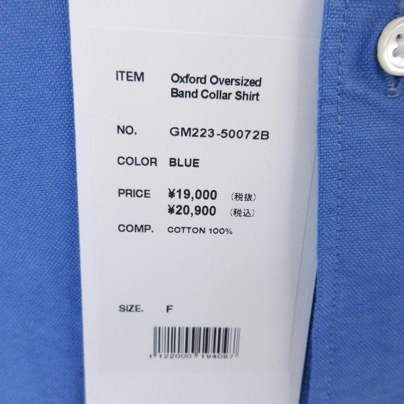 未使用 Graphpaper グラフペーパー Oxford Oversized L/S Band Collar 