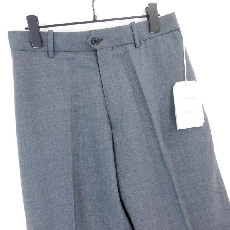 未使用 MARKAWARE マーカウェア フラットフロントトラウザー 未使用 MARKAWARE マーカウェア フラットフロントトラウザー