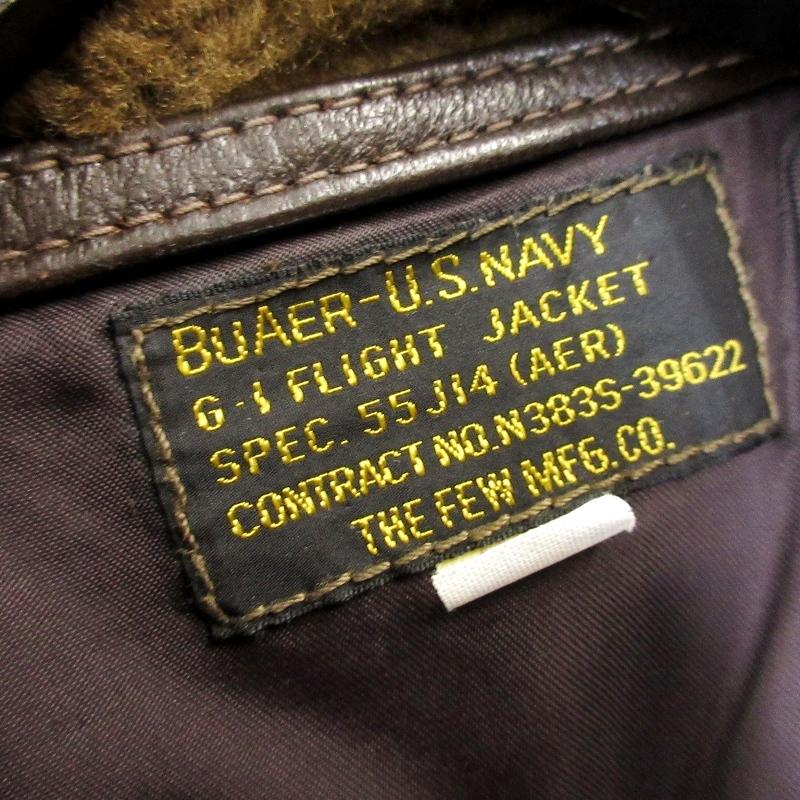THE FEW ザフュー G-1 フライトジャケット 55J14 ミリタリー THE FEW ザフュー G-1 フライトジャケット 55J14 ミリタリー