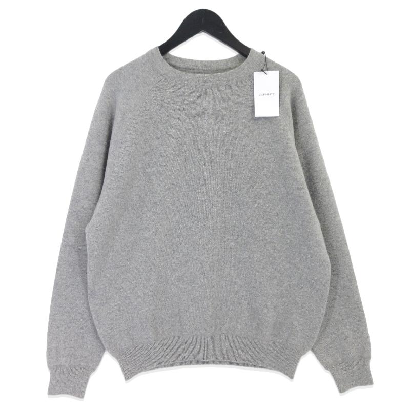 未使用 SOPHNET. ソフネット CASHMERE DOUBLE FACE CREWNECK KNIT SOPH 