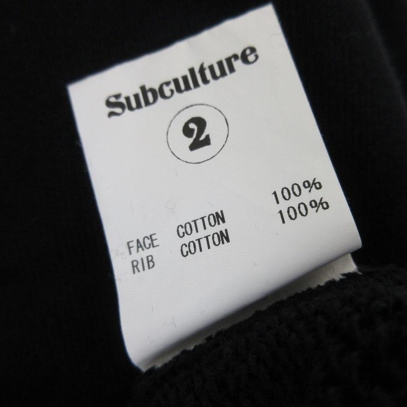 未使用 Subculture サブカルチャー プルオーバーパーカー HOODIE POP 