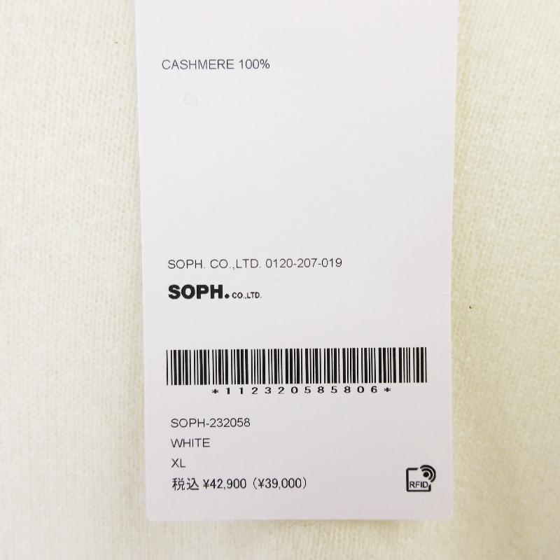 未使用 SOPHNET. ソフネット CASHMERE HIGH GAUGE CREWNECK KNIT SOPH 