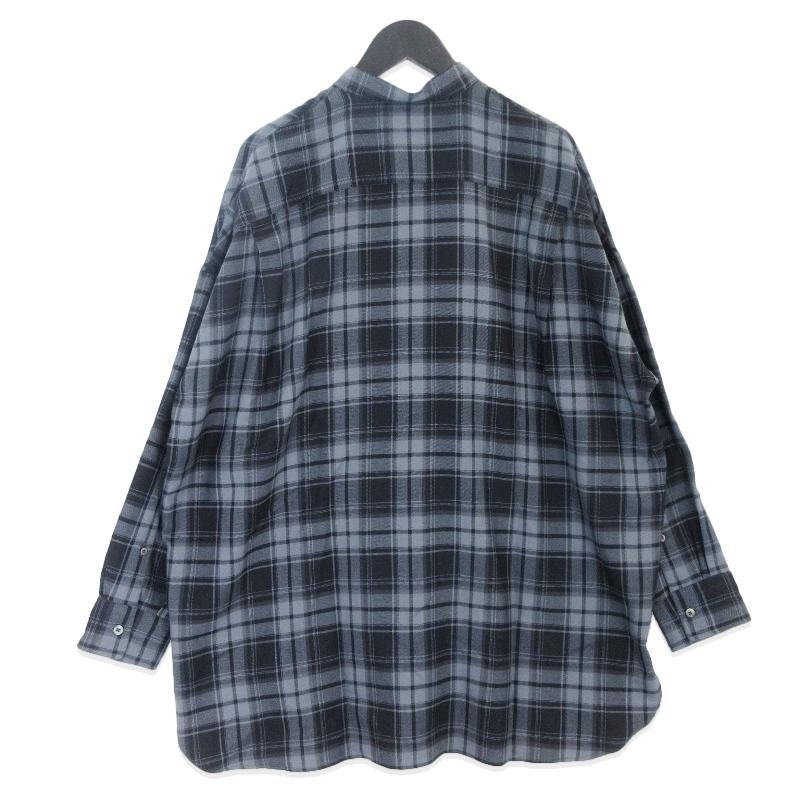 MARKAWARE チェック柄 長袖シャツ MARKAWEAR - 美品☆MARKAWAREマーカウェア 丸襟デザイン 長袖 チェック