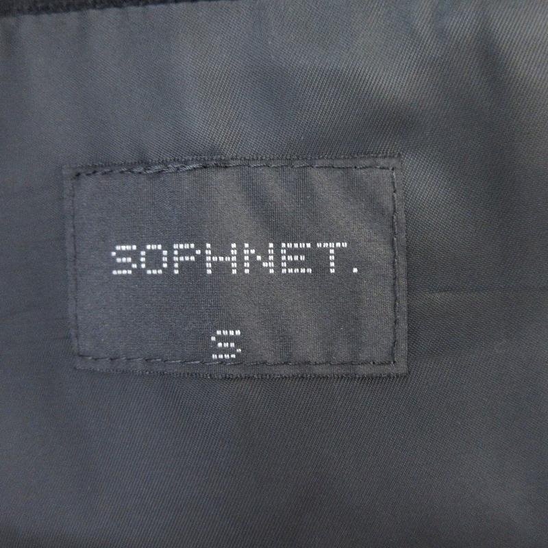 未使用 SOPHNET. ソフネット BLENDED WOOL CLASSIC 2BUTTON JACKET 