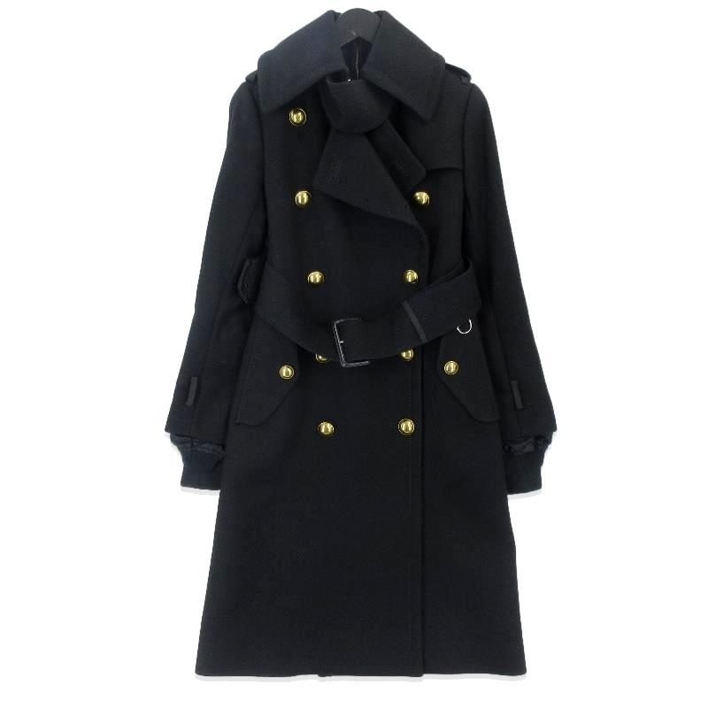 sacai サカイ ドッキング トレンチコート 17-03437 ロング sacai サカイ ドッキング トレンチコート 17-03437 ロング