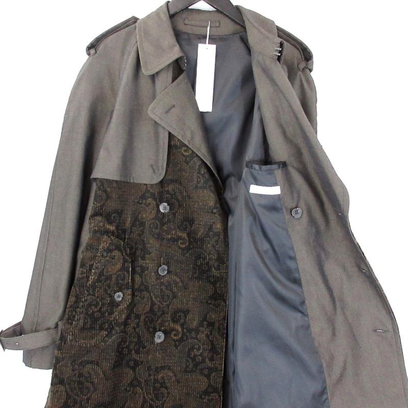 未使用 MAHITO MOTOYOSHI マヒトモトヨシ ペイズリー柄コーデュロイトレンチコート MD-C3012 コーデュロイ Brown M タグ付き 20019892 |  | 05