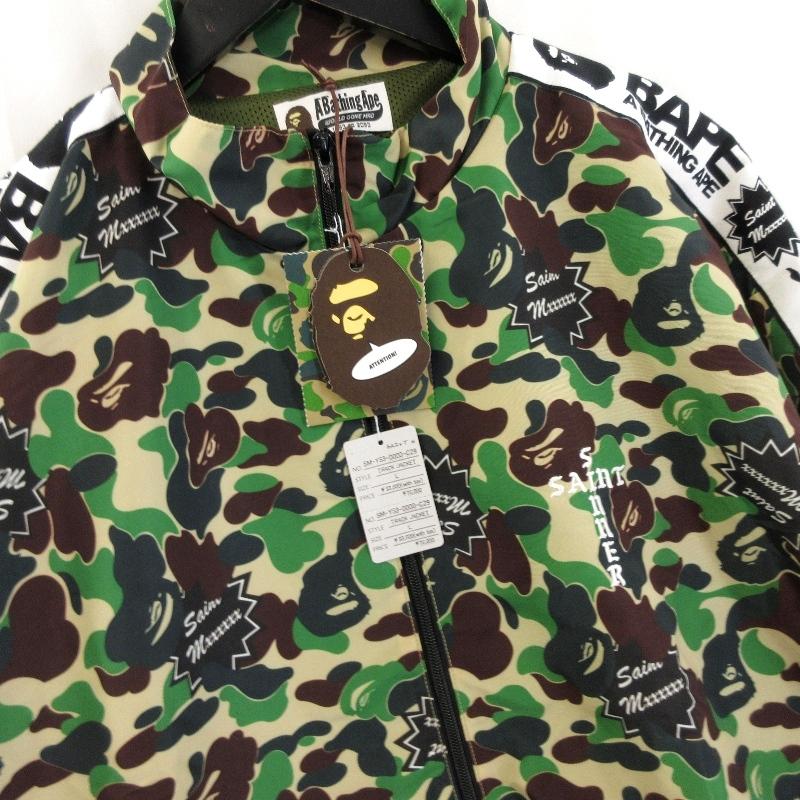 未使用 SAINT Mxxxxxx × A BATHING APE セントマイケル AP_TRACK JKT