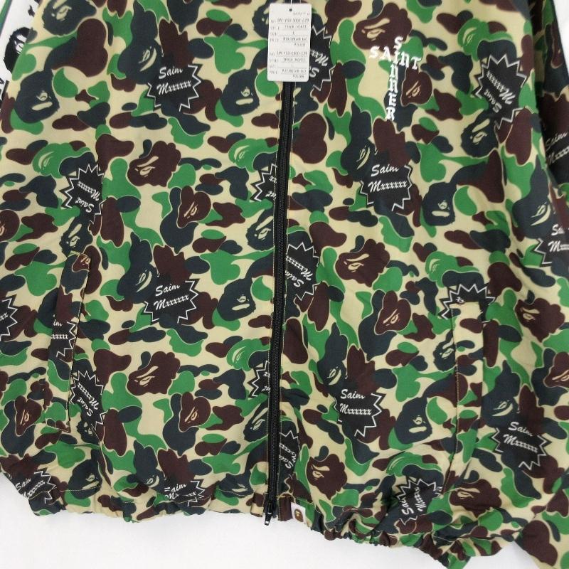未使用 SAINT Mxxxxxx × A BATHING APE セントマイケル AP_TRACK JKT