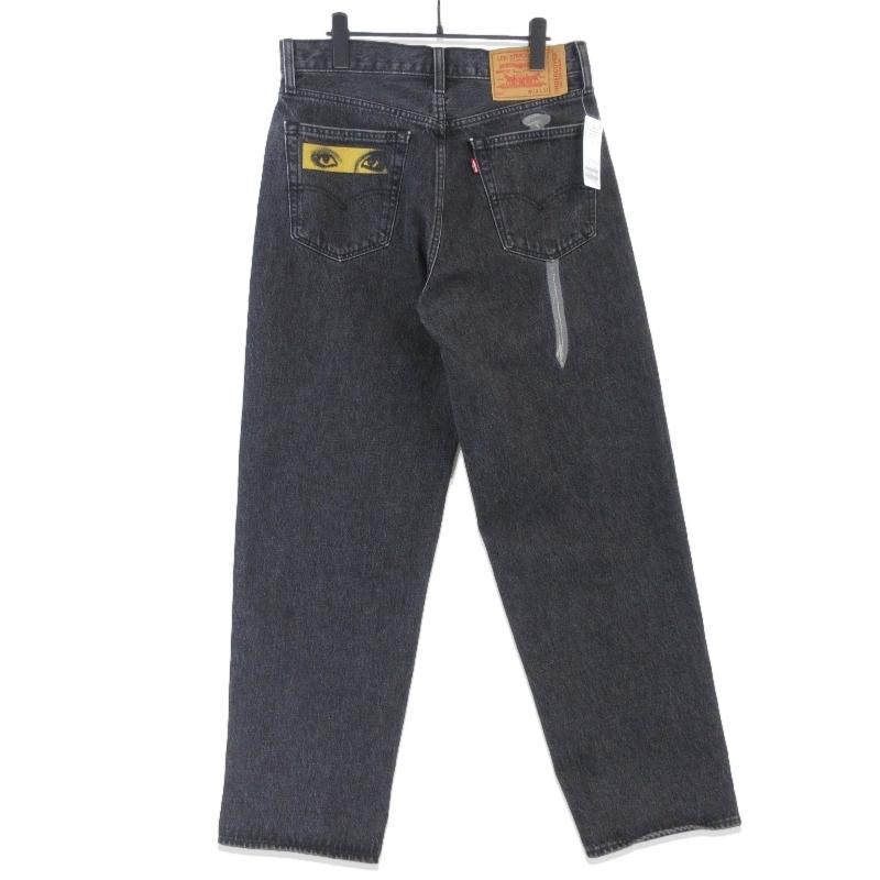 Levi’s × UNDERCOVER / バギーデニムパンツ/30/コットン/BLK/PC9-001YZ-0000 未使用 LEVI'S × UNDERCOVER リーバイス アンダーカバー デニムパンツ