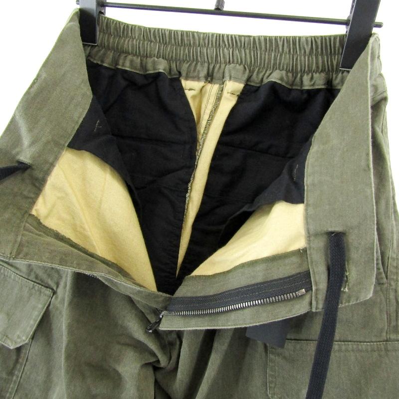 41,800円 BACKLASH バックラッシュ ワイドカーゴパンツ 未使用 ISAMU KATAYAMA BACKLASH バックラッシュ ヴィンテージコットン