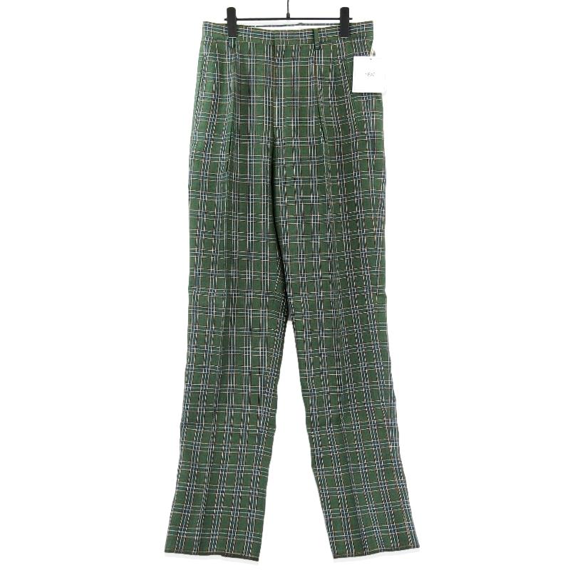 未使用 NEAT ニート Linen H Check Srousers 24-01HCSR