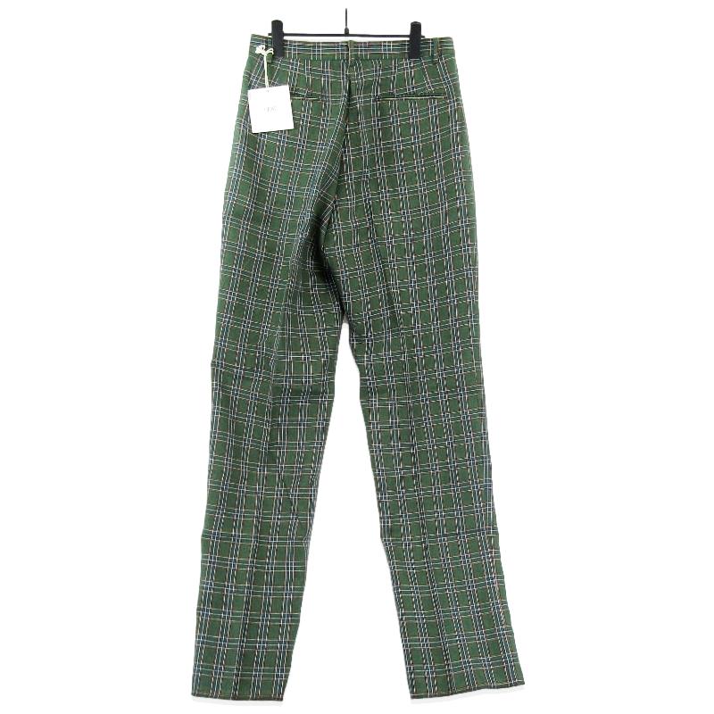 未使用 NEAT ニート Linen H Check Srousers 24-01HCSR