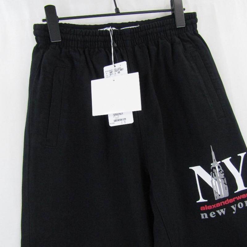 未使用 alexander wang アレキサンダーワン DENIM SWEATPANT WITH PUFF