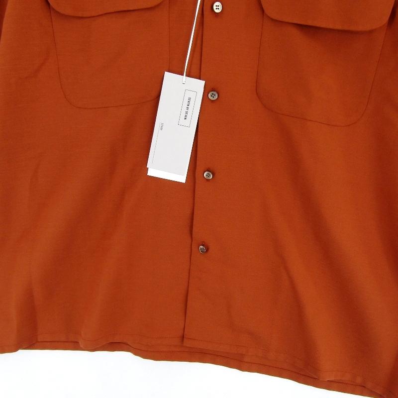 未使用 SEVEN BY セブンバイセブン FLAT COLLAR SHIRT S/S 800-5150067