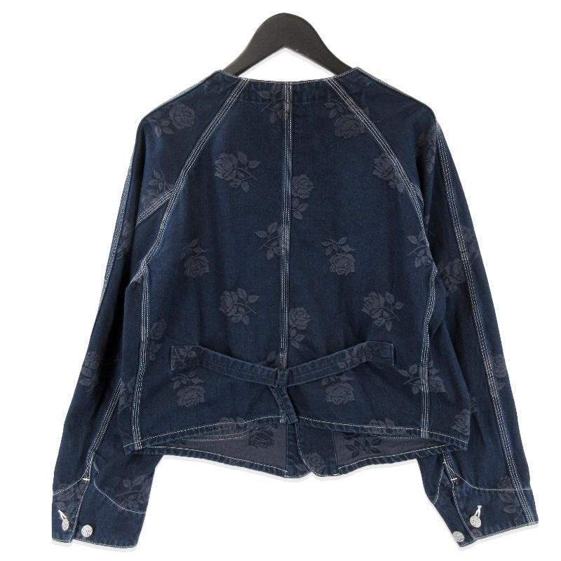 Needles ニードルス カバーオール インディゴ Needles ニードルズ D.N. COVERALL JACKET BG160 カバーオール