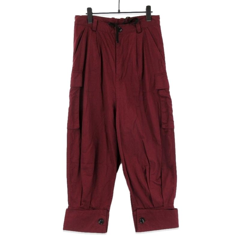 Y's ワイズ カーゴパンツ YB-P81-002 COTTON TWILL CUFFED HEM
