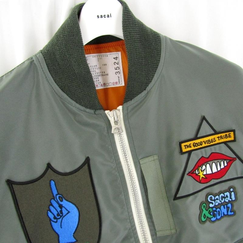 sacai 未使用 サカイ Gonz Nylon Twill Blouson 24-03524M