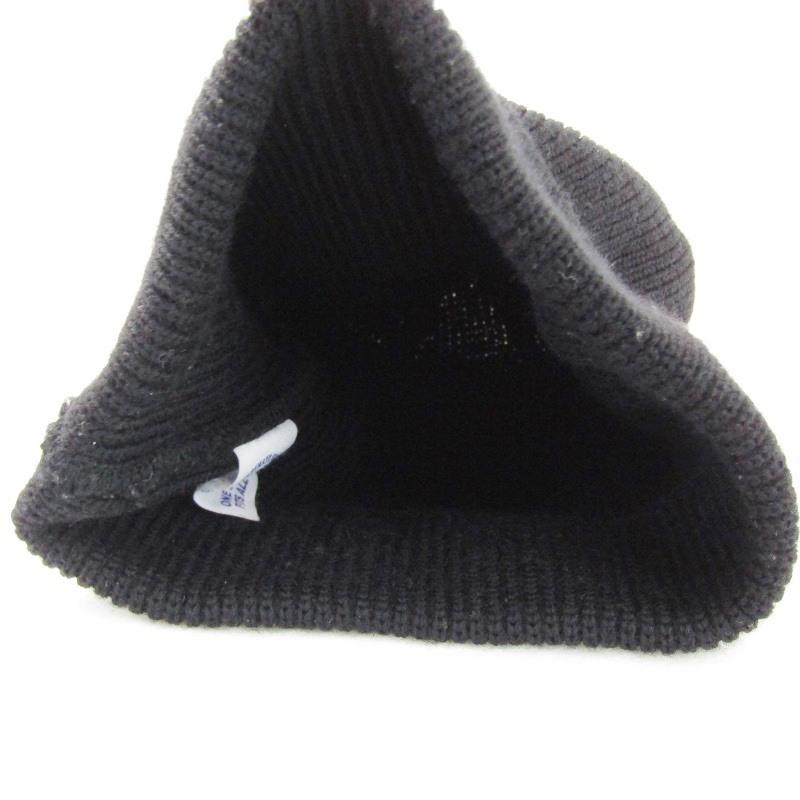 The REAL McCOYsニット帽 ブラック マッコイ The REAL McCOY'S リアルマッコイズ ニットキャップ
