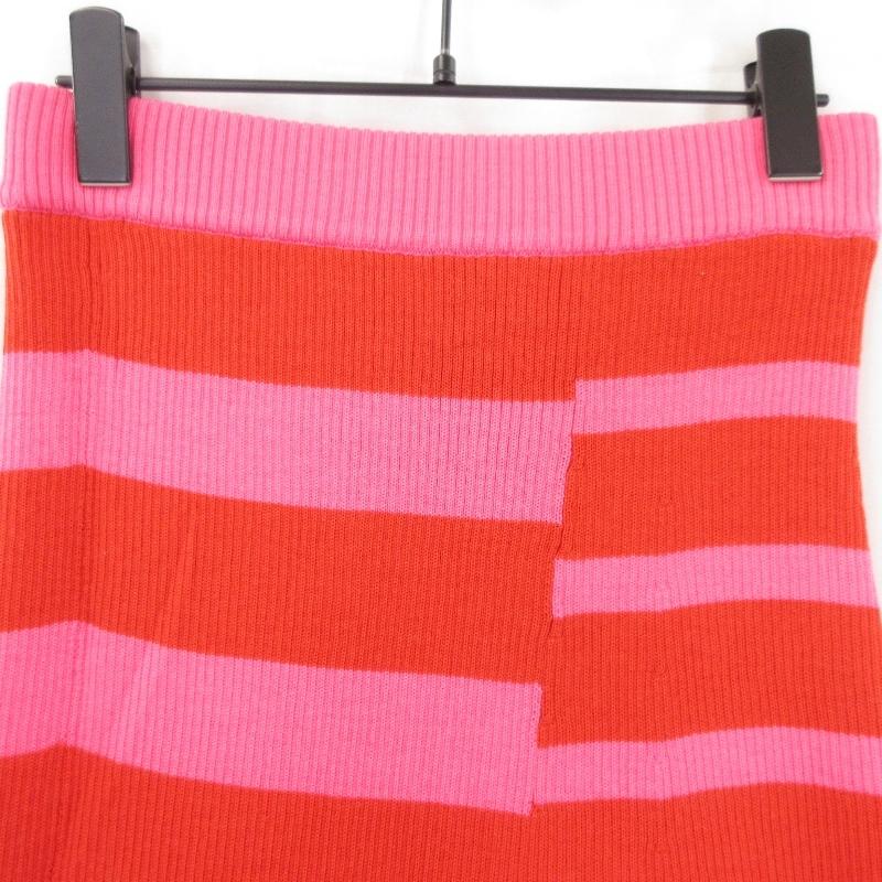 babaco ボーダースカート babaco（ババコ）の「babaco マルチボーダーニットスカート