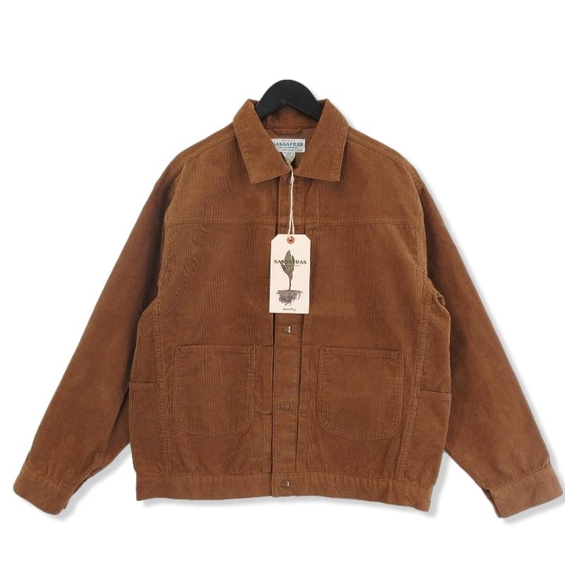 美品 ササフラス コーデュロイ ガーデナー トラッカージャケット 茶色 Mサイズ SASSAFRAS】 Gardener Jacket (Pique) !!! | Northrim Blog