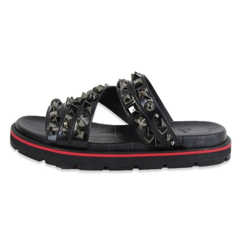 未使用 Christian Louboutin クリスチャンルブタン 42.5 スタッズ  
