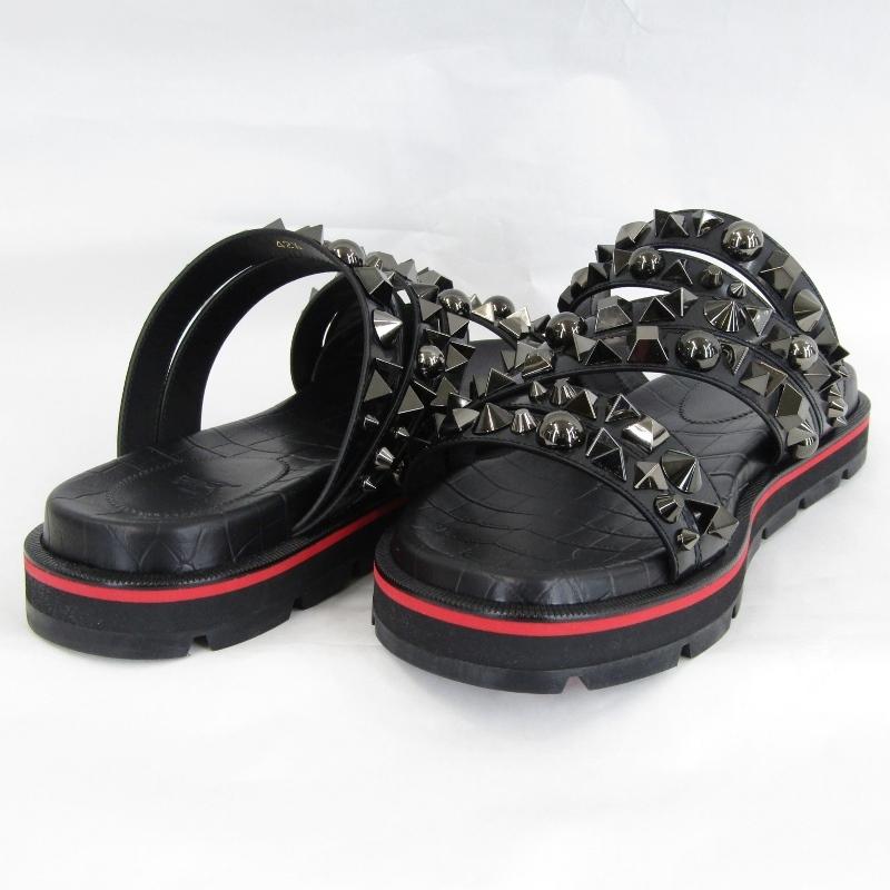未使用 Christian Louboutin クリスチャンルブタン 42.5 スタッズ  