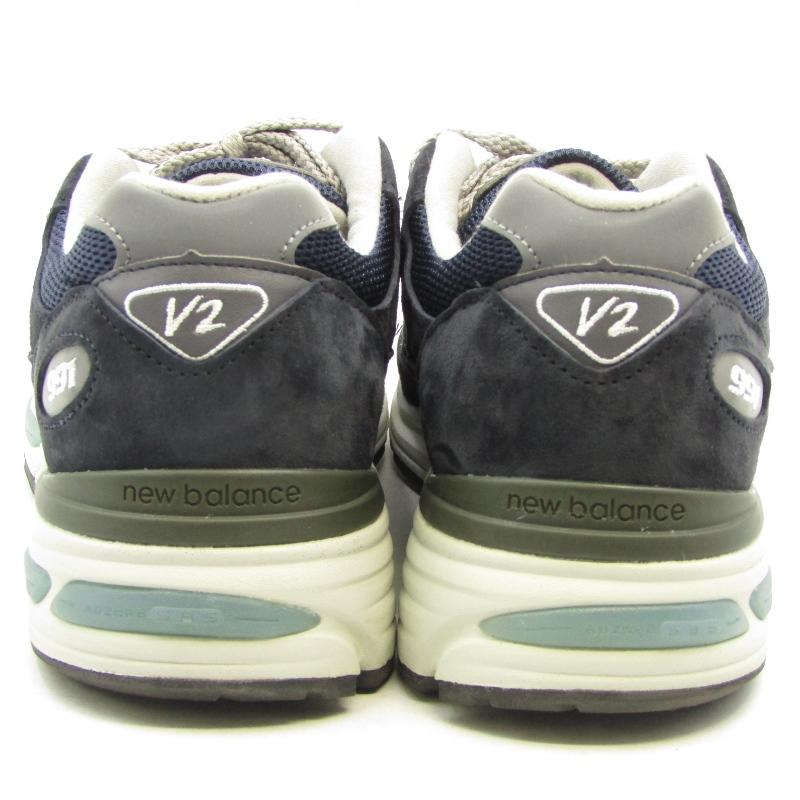 New Balance 美品 ニューバランス UK8D U991NV2 UK製 ランニング 