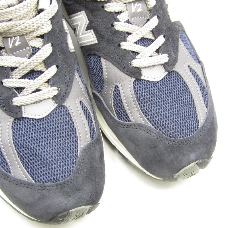 New Balance 美品 ニューバランス UK8D U991NV2 UK製 ランニング 
