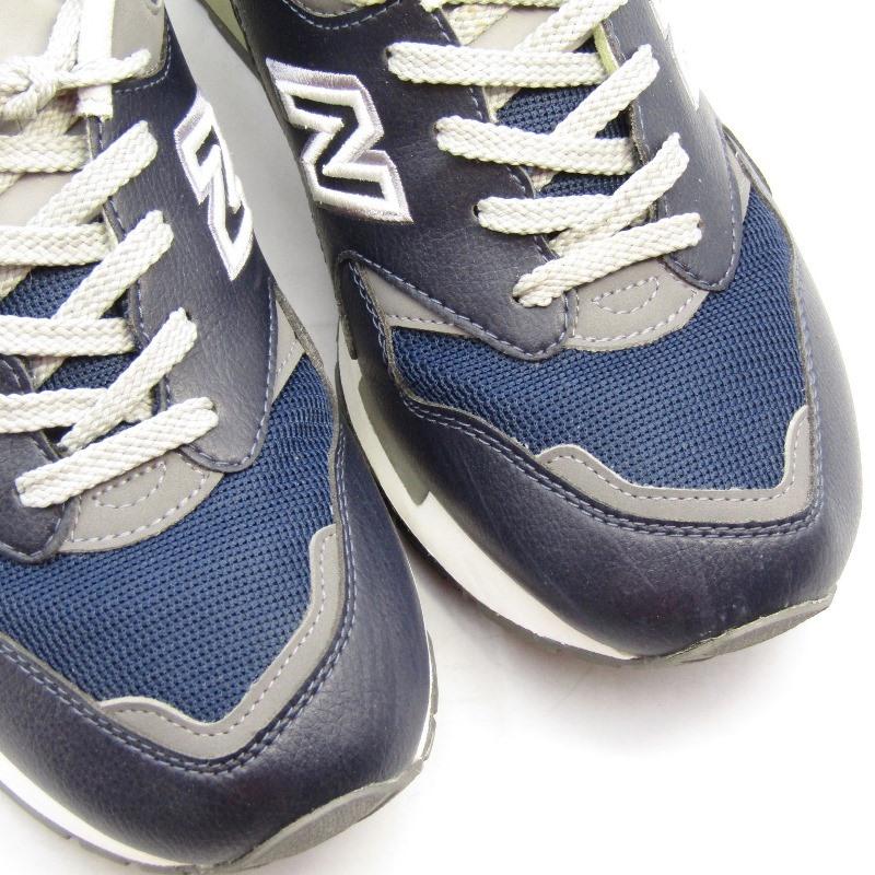 New Balance ニューバランス 28cm CM1600LV シンセティックレザー ランニングシューズ 2021年製 NAVY  22000417｜classic｜04