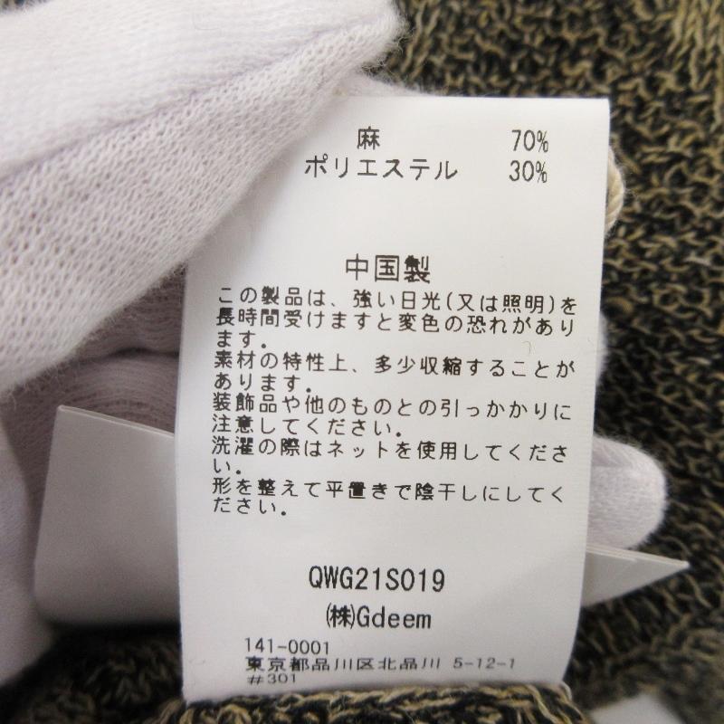 未使用 QUWAGI クワギ ヘリンボーン ニット QWG21S019 21SS 