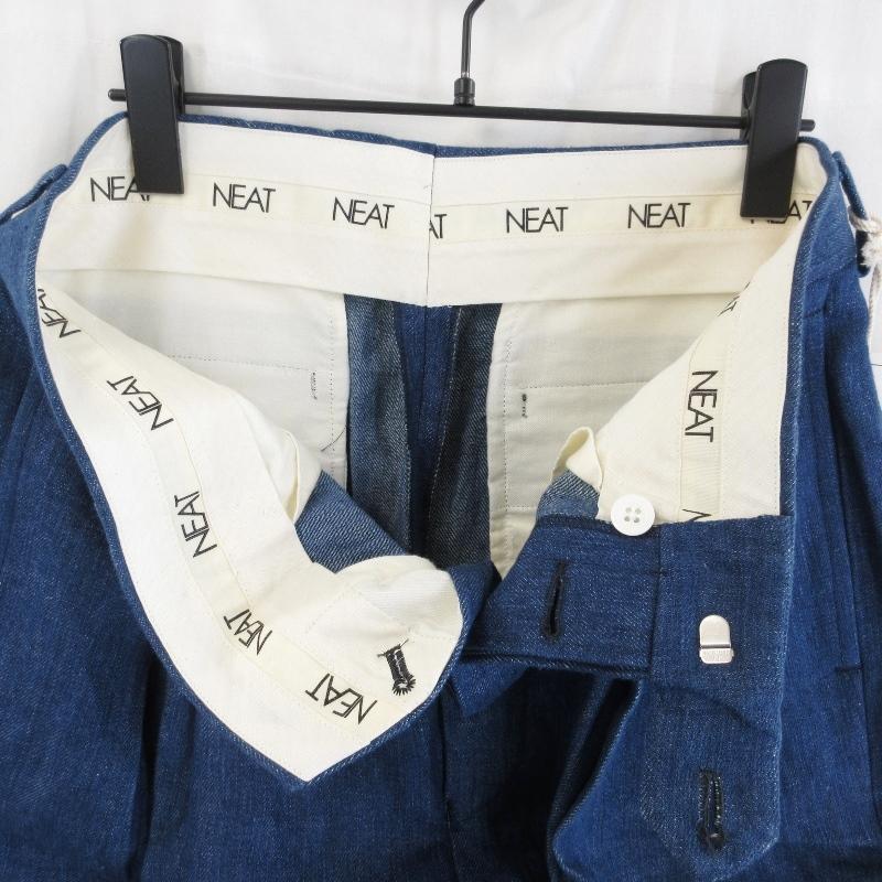 未使用 NEAT ニート デニムパンツ 23-01LDS-TI Linen Bleach 未使用 NEAT ニート デニムパンツ 23-01LDS-TI Linen Bleach