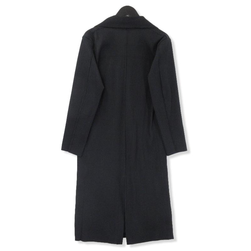 美品 me ISSEY MIYAKE ミー イッセイミヤケ プリーツ チェスターコート  