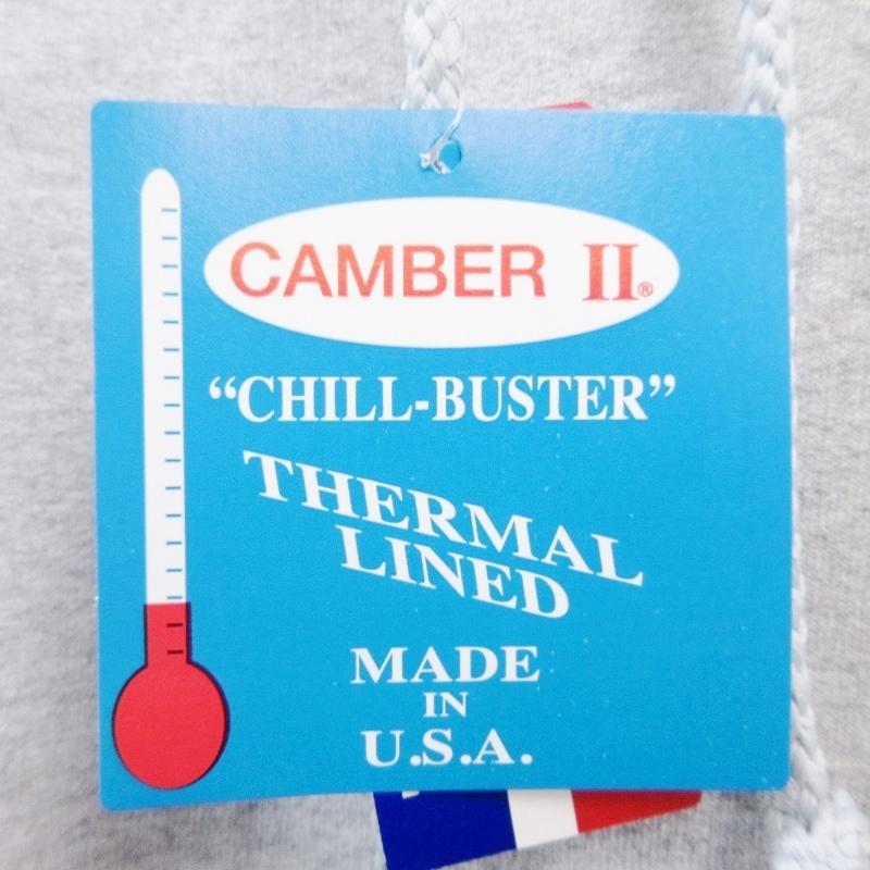 未使用 CAMBER II キャンバー プルオーバーパーカー CHILL BUSTER THERMAL LINED チルバスター スウェット  グレー XL  22000710｜classic｜04