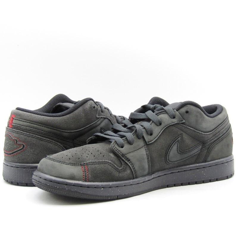 美品 NIKE ナイキ 27.5cm AIR JORDAN 1 LOW SE CRAFT FD8635-001 エアジョーダン1 DK SMOKE GREY/BLACK-VARSITY RED  22000753｜classic｜02