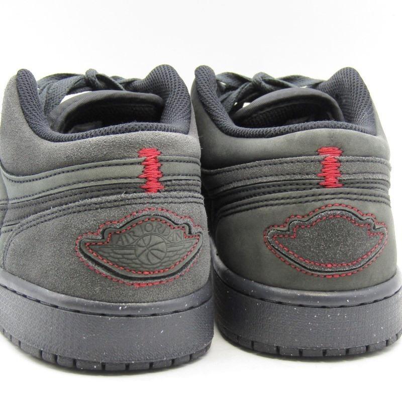 美品 NIKE ナイキ 27.5cm AIR JORDAN 1 LOW SE CRAFT FD8635-001 エアジョーダン1 DK SMOKE GREY/BLACK-VARSITY RED  22000753｜classic｜03