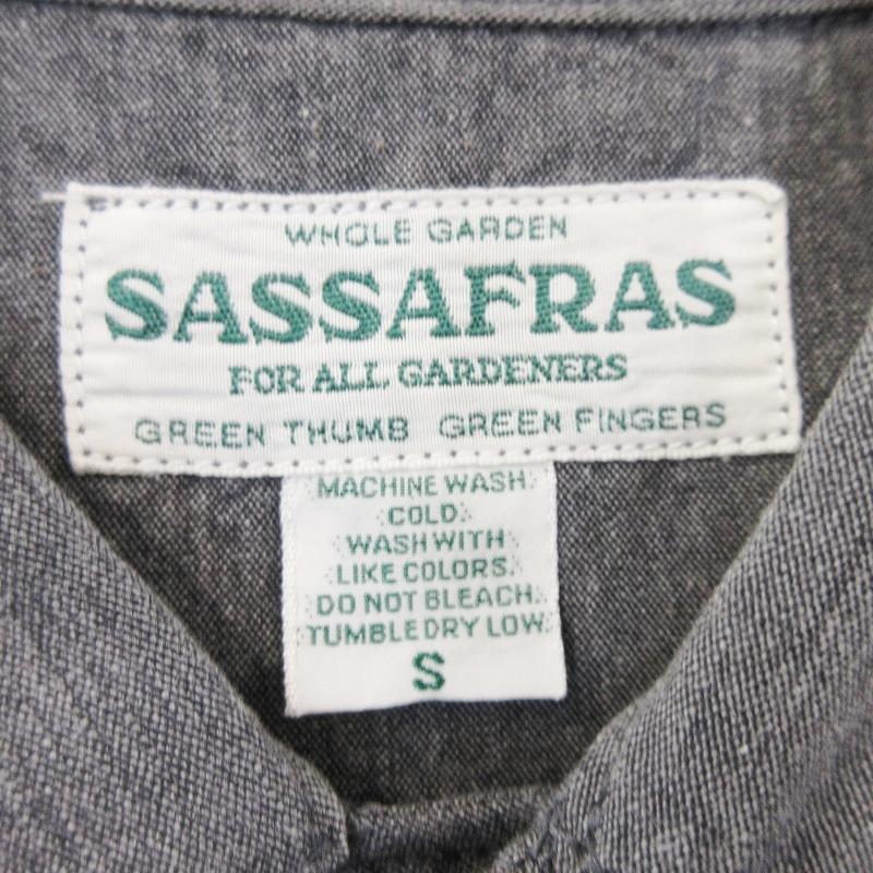 専用新品タグ付き SASSAFRAS ササフラス ガーデナー ハーフ 半袖シャツ SASSAFRAS ササフラス 半袖シャツ ガーデナーハーフ