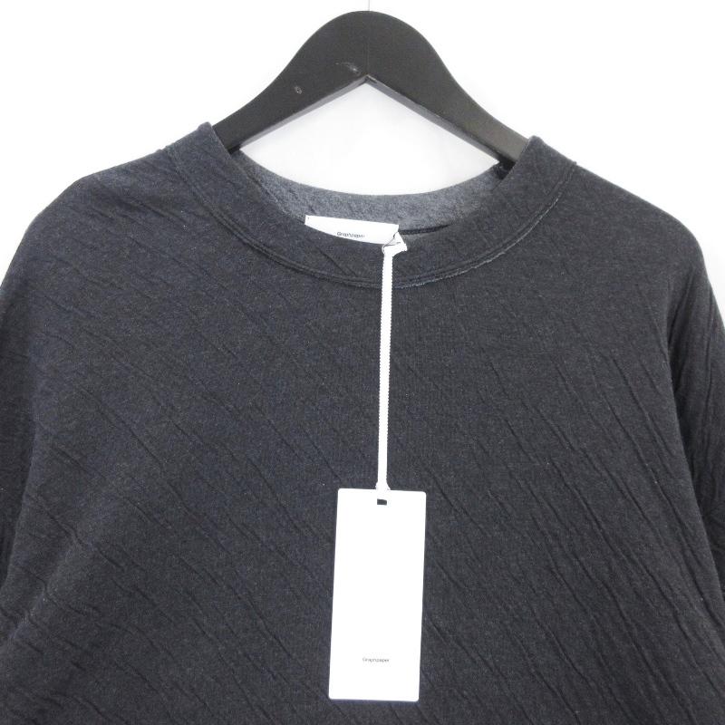 未使用 Graphpaper グラフペーパー Double Face Jersey S/S Crew Neck 