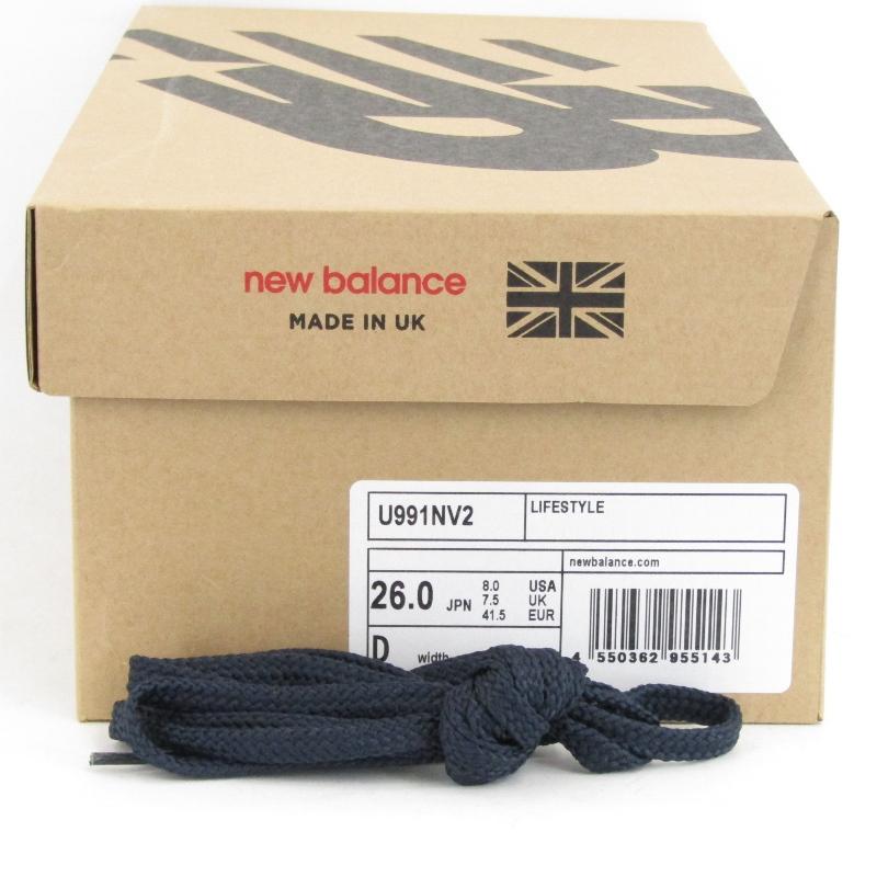 New Balance 未使用 ニューバランス 26cm U991NV2 UK製 ランニング 