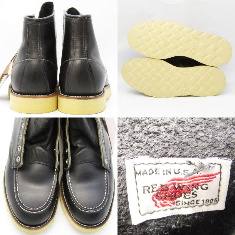 未使用 REDWING レッドウィング US8E 26cm モックトゥ 8179 刺繍羽タグ 