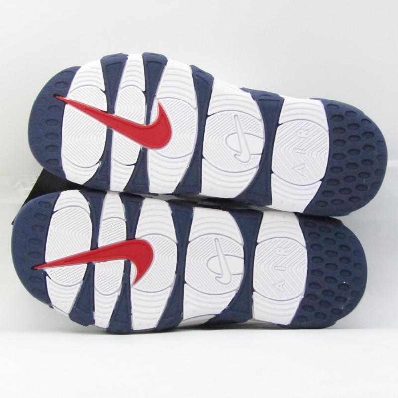 NIKE 未使用 ナイキ 29cm AIR MORE UPTEMPO SLIDE FQ8699-400 MIDNIGHT
