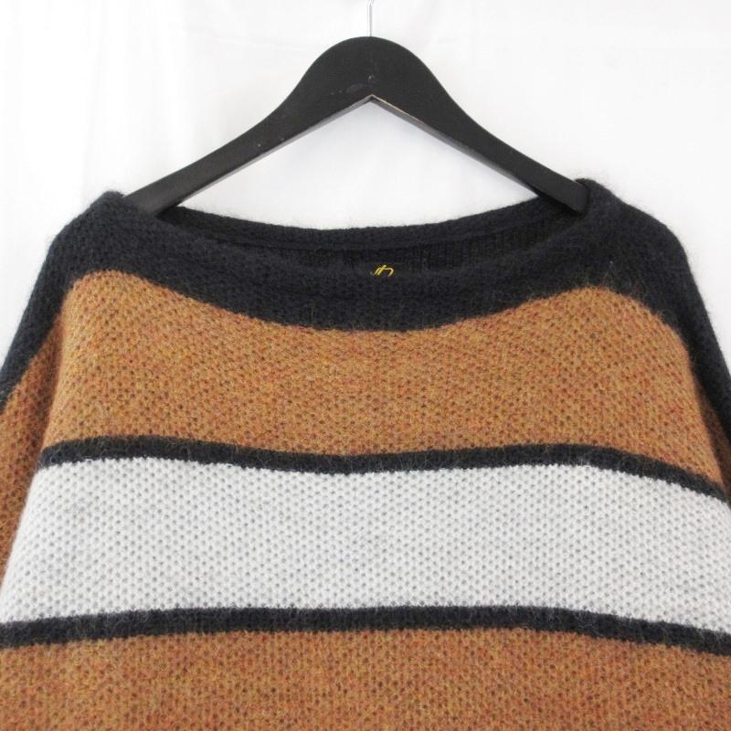 Needles Mohair Boat Neck Sweater-Stripe（Knitting Kit