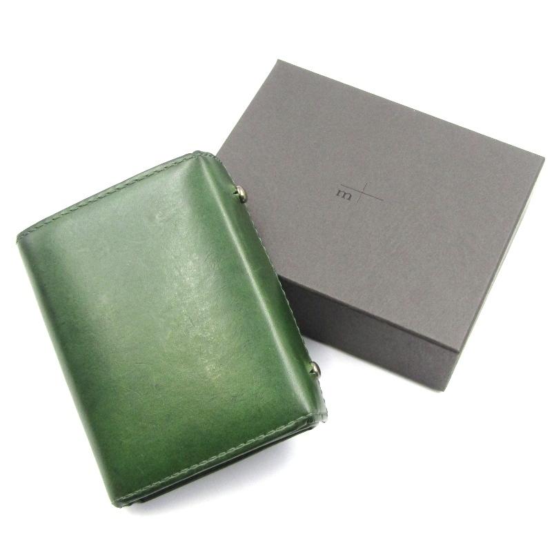 m+ エムピウ 三つ折り財布 millefoglie II P25 ブッテーロ m+ エムピウ 三つ折り財布 millefoglie II P25 ブッテーロ