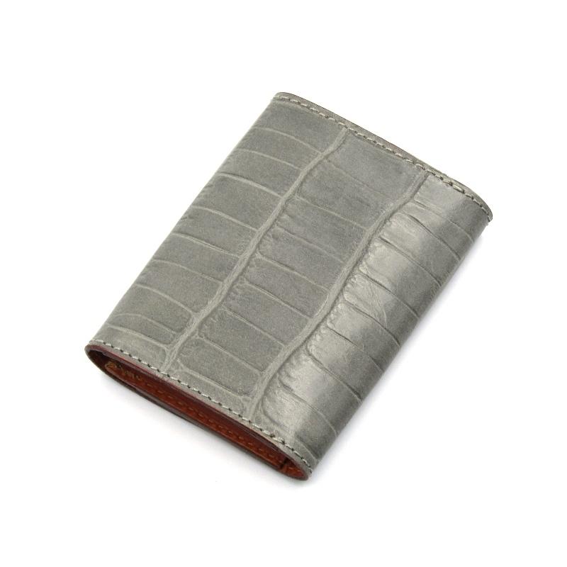 Felisi 美品 フェリージ 名刺入れ 450/SA カードケース クロコ型