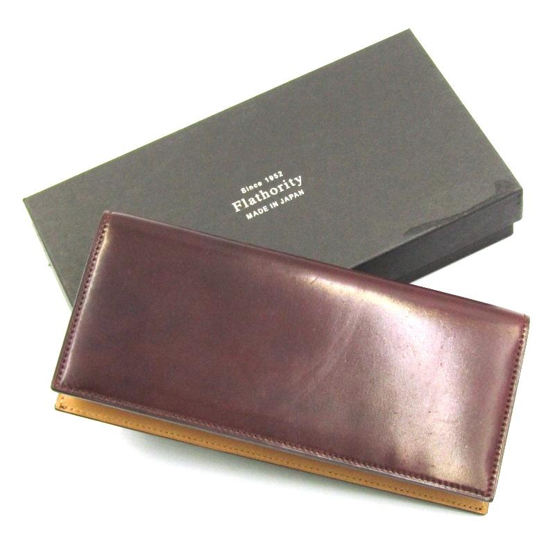 良品 Flathority フラソリティ 長財布 FS701 シェルコードバン Shell 