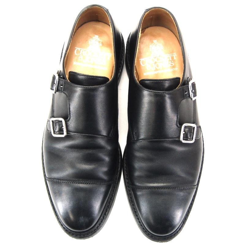 CROCKETT&JONES 美品 クロケット&ジョーンズ UK5E ダブルモンク