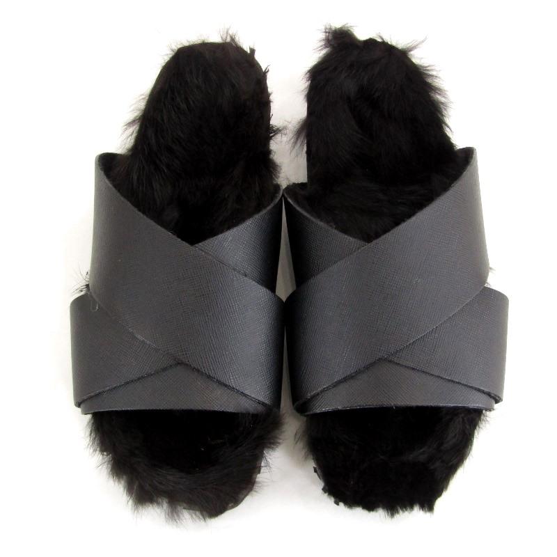 未使用 MAISON EUREKA メゾンエウレカ 35 RABBIT FUR CROSSOVER 