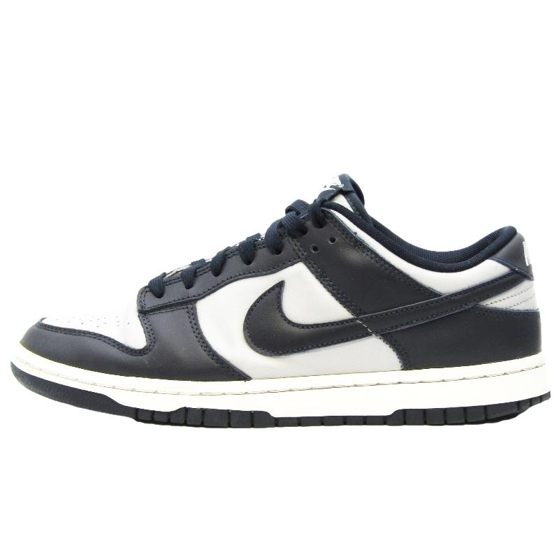 NIKE 美品 ナイキ 26.5cm DUNK LOW RETRO Championship Grey DD1391 
